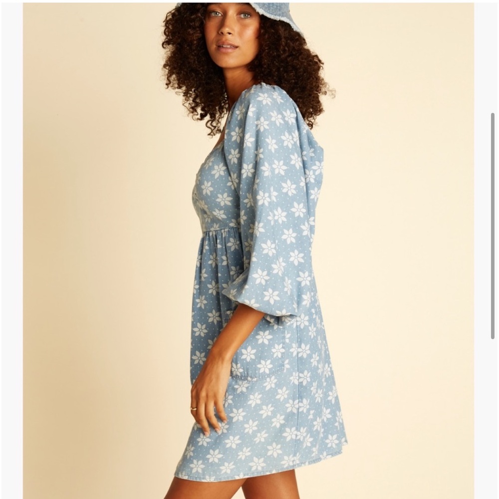 🌼☀️ BILLABONG ☀️🌼 Wrangler x Just A Dream Babydoll Dress - Picture 4 of 11